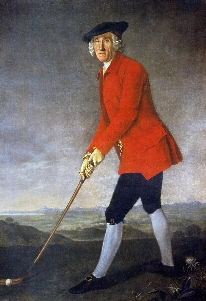 Portrait of William St. Clair of Roslin. Oil, 1771