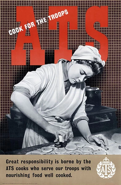 POSTER: WOMEN WORKERS. ATS cook for the troops