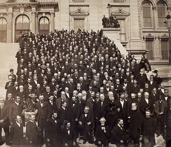 PRESBYTERIAN ASSEMBLY, 1882. Participants in the 94th General Assembly of the Presbyterian