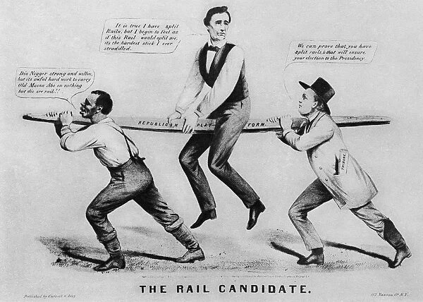 PRESIDENTIAL CAMPAIGN, 1860. The Rail Candidate