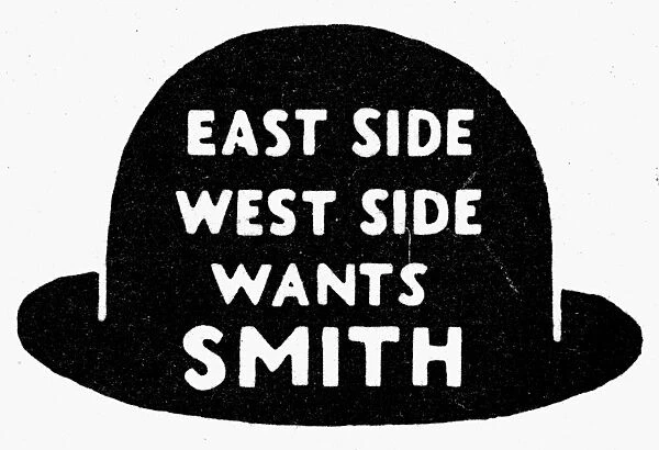 PRESIDENTIAL CAMPAIGN, 1928. Democratic campaign symbol for Alfred E. Smith, 1928