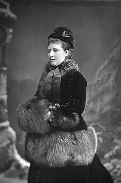 PRINCESS HELENA (1846-1923). Princess Christian of Schleswig-Holstein. Photograph by W