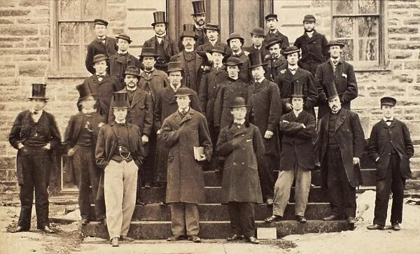 PRINCETON UNIVERSITY, 1861. Princeton class of 1865, photographed as freshman in 1861