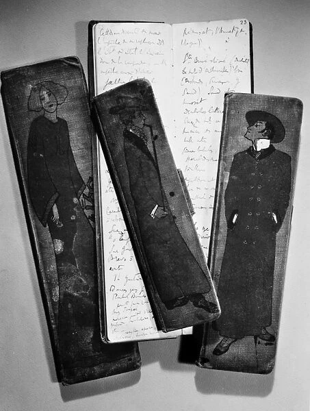 PROUST: NOTEBOOKS. Notebooks of the French novelist Marcel Proust (1871-1922)