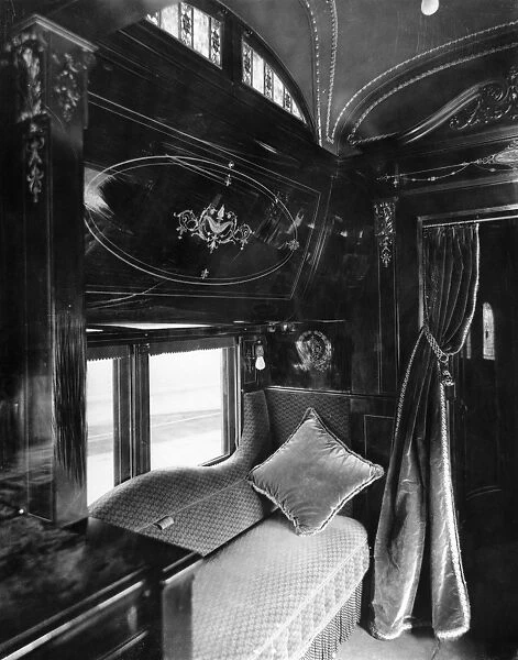 PULLMAN CAR, c1903. Interior of a Pullman sleeping car built for the Chicago, Rock