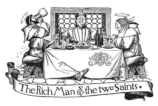PYLE: SAINTS, 1886. The Rich Man and the Two Saints