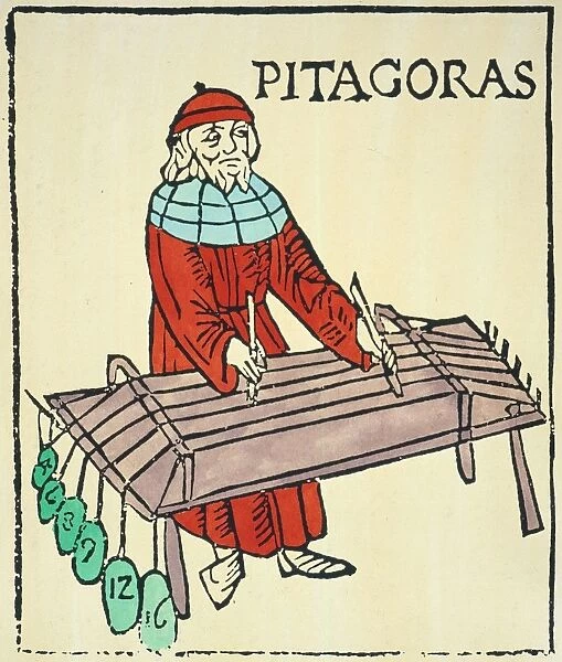 PYTHAGORAS: MUSIC, 1492. Pythagoras discovery of the dependence of the musical