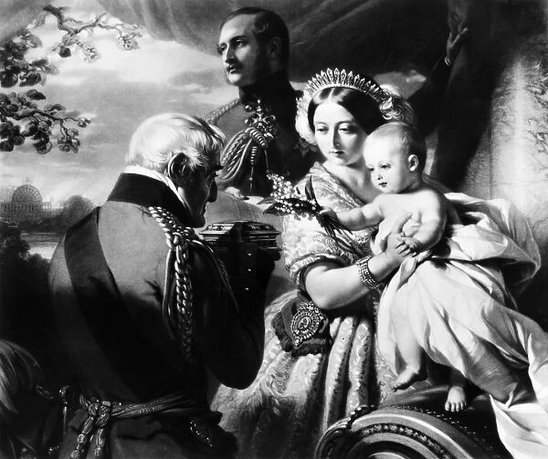 QUEEN VICTORIA & SON. First of May, 1851. Arthur, the Duke of Connaught (1850-1942)