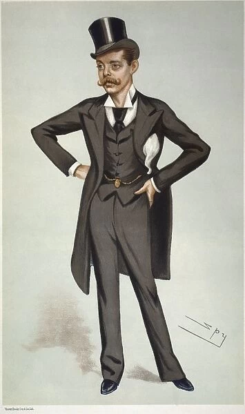 RANDOLPH HENRY CHURCHILL (1849-1895). Lord Randolph. English politician. Lithograph by Spy