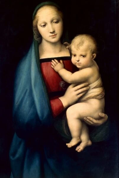 RAPHAEL: MADONNA & CHILD. Madonna and Child (the Grand Duke Madonna), Panel, c1504-07