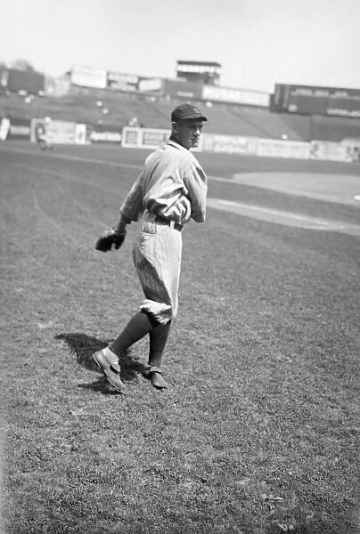 RAYMOND JOHNSON CHAPMAN (1891-1920). American baseball shortstop for the Cleveland Indians. Photograph, c1919