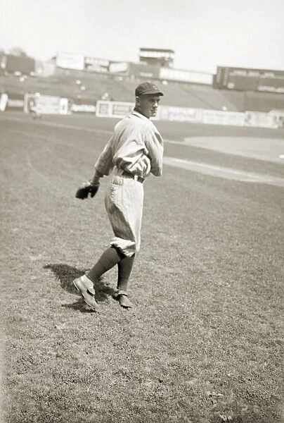 RAYMOND JOHNSON CHAPMAN (1891-1920). American baseball shortstop for the Cleveland Indians. Photograph, c1919