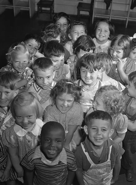RED HOOK: CHILDREN, 1942. Children in the community center of the Red Hook housing