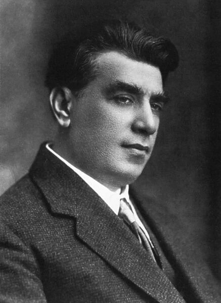 REINHOLD GLIERE (1875-1956). Russian composer. Photographed in 1928