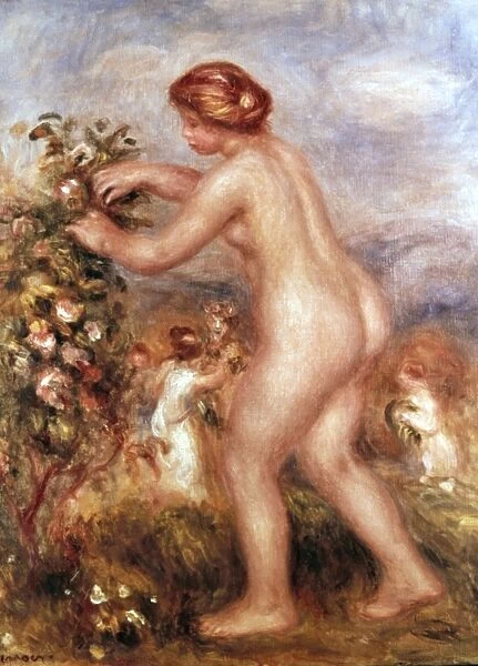 RENOIR: ODE, c1903-09. Pierre Auguste Renoir: Ode aux fleurs. Canvas, c1903-09