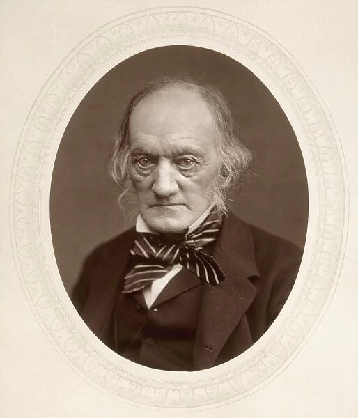 RICHARD OWEN (1804-1892). English anatomist and paleontologist. Photographed in 1878