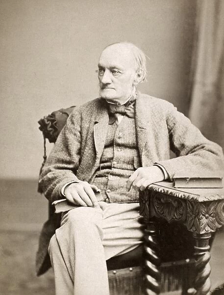 RICHARD OWEN (1804-1892). English anatomist and paleontologist. Photographed c1880