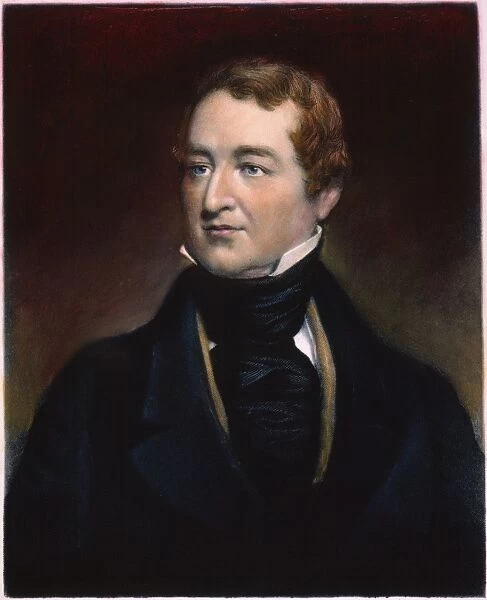 ROBERT PEEL (1788-1850) Mezzotint by John Sartain
