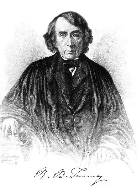 ROGER B. TANEY (1777-1864). Chief Justice of the Supreme Court, 1836-1864. Etching