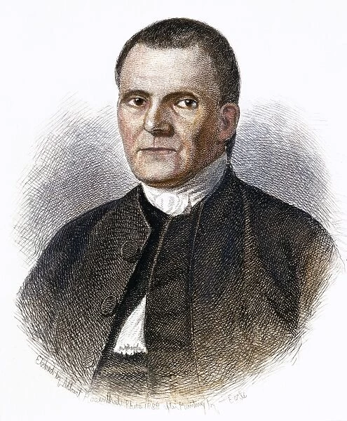 ROGER SHERMAN (1721-1793). American jurist and politician. Etching by Albert Rosenthal