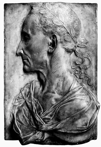 Roman general and statesman. Roman marble relief