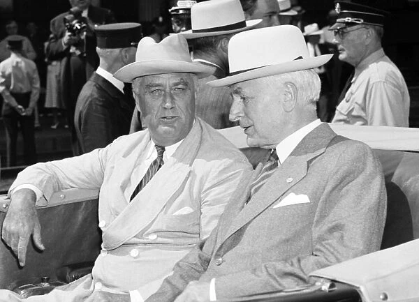 ROOSEVELT AND HULL, 1939. President Franklin Delano Roosevelt and Secretary of