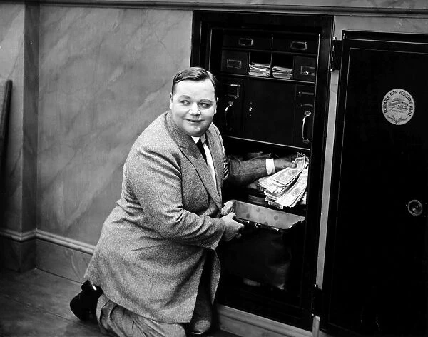 ROSCOE FATTY ARBUCKLE (1887-1933). American cinema actor in Brewsters Millions, 1914