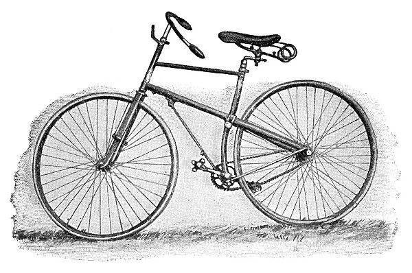 ROVER BICYCLE, c1896. After a photograph