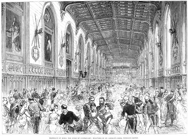ROYAL WEDDING, 1879. Marriage of H. R. H. The Duke of Connaught: Dejeuner in St