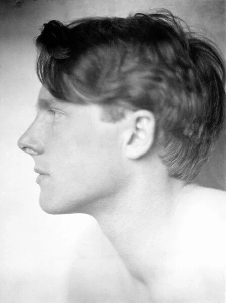 RUPERT BROOKE (1887-1915). English poet. Photographed in 1913 by Sherril Schell