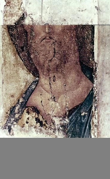 RUSSIAN ICONS: THE SAVIOUR. By Andrei Rublev, c1400