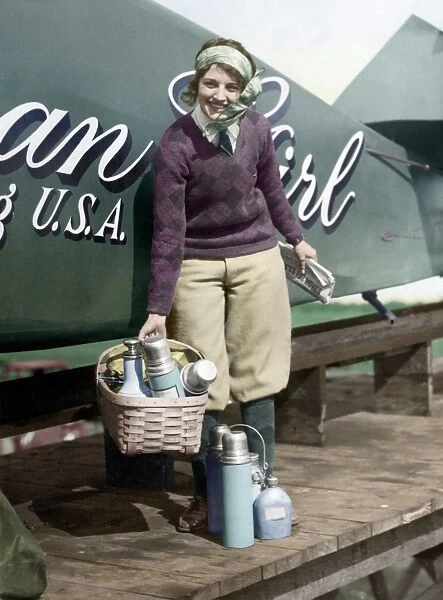 RUTH ELDER (1902-1977). American aviatrix