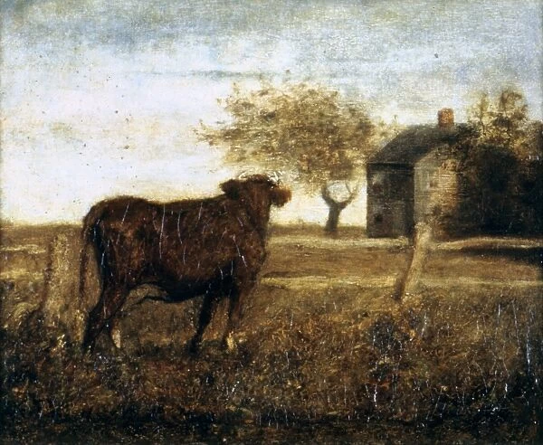 RYDER: THE PASTURE, c1875. Oil on canvas by Albert Pinkham Ryder, c1875