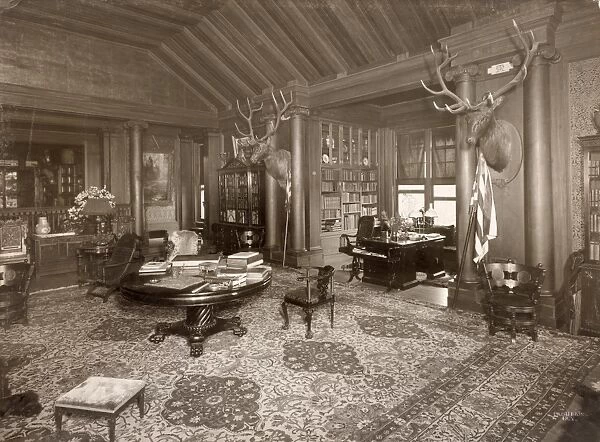 SAGAMORE HILL, c1910. The interior of President Theodore Roosevelts home, Sagamore Hill