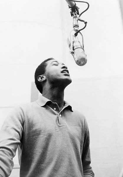SAM COOKE (1933-1964). American soul singer. Photograph, 1964