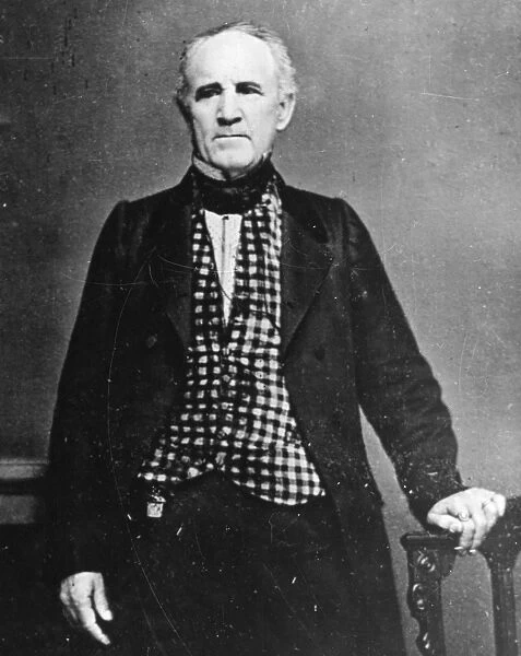 SAM HOUSTON (1793-1863). American soldier and political leader. Photograph by Mathew Brady