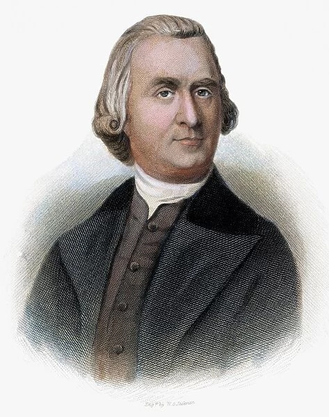 SAMUEL ADAMS (1722-1803). American revolutionary politician. 19th century steel engraving, after the painting by John Singleton Copley