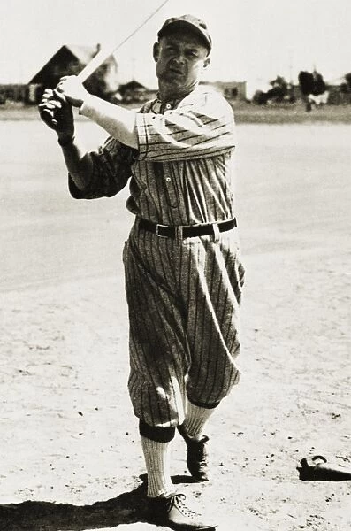 SAMUEL CRAWFORD (1880-1968). Samuel Earl Wahoo Sam Crawford. American baseball player. Photograph, early 20th century