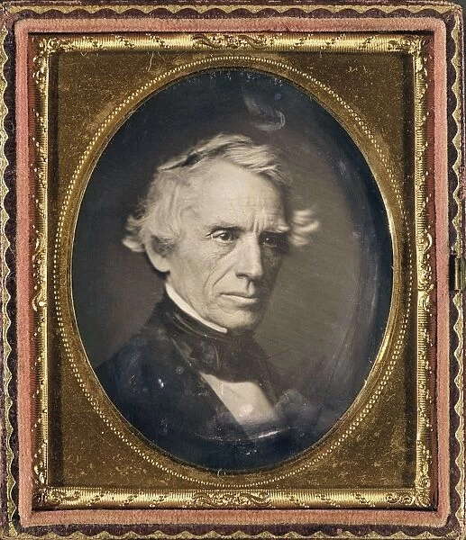 SAMUEL FINLEY BREESE MORSE (1791-1872). American artist and inventor. Daguerreotype, c1845