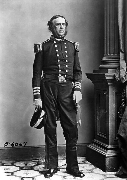 SAMUEL FRANCIS du PONT (1803-1865). American naval officer. Photographed by Mathew Brady during the Civil War