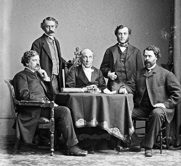 SANITARY COMMISSION, c1865. Personnel of the United States Sanitary Commission