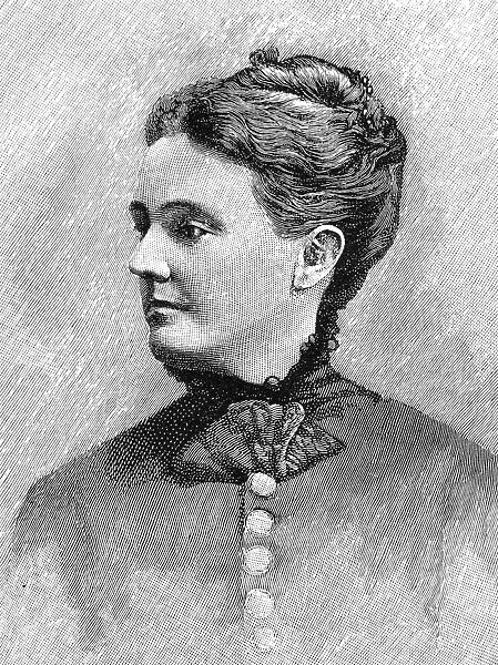 SARAH ORNE JEWETT (1849-1909). American writer. Line engraving, c1894