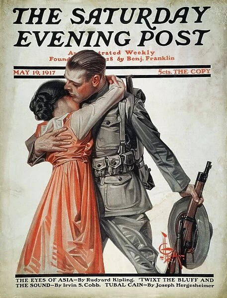 SATURDAY EVENING POST. Saturday Evening Post cover, 1917