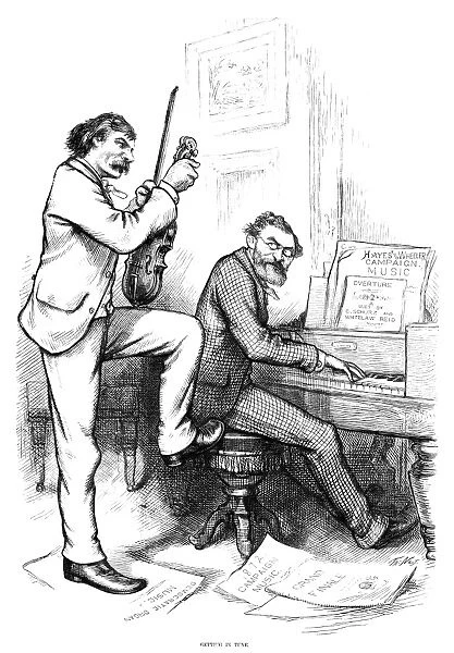 SCHURZ AND REID, 1876. Getting in Tune