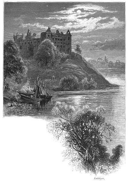 SCOTLAND: LINLITHGOW. Wood engraving, c1875