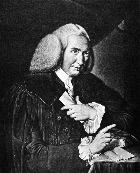 Scottish physician. Mezzotint, English, 18th century