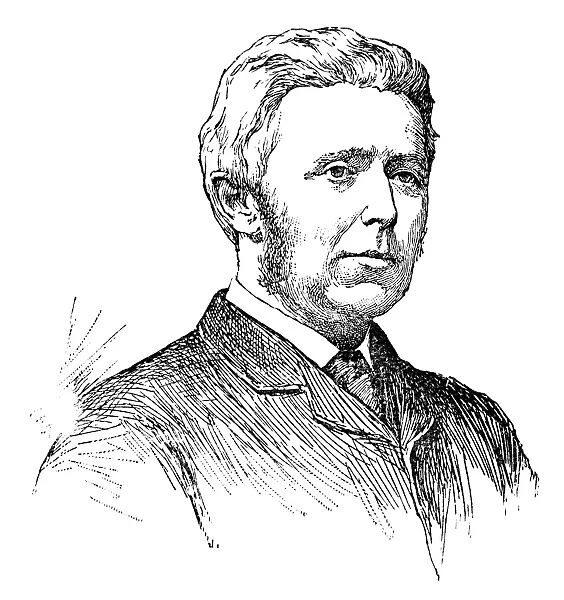 Scottish surgeon. Line drawing, 1894