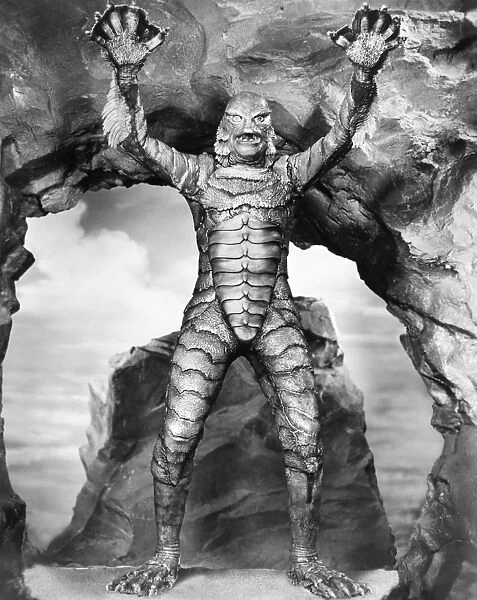 SEA MONSTER, 1953. Ricou Browning in The Creature from the Black Lagoon, 1953