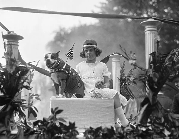 SERGEANT STUBBY, 1921. Sergeant Stubby, the most decorated war dog of World War I