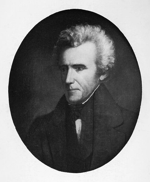 Seventh President of the United States. Lithograph, 19th century